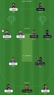 IND vs SL Dream11 Prediction Team, Head To Head League